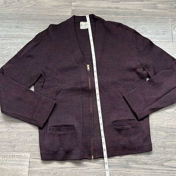 🔥rosynel🔥 | Vintage black and burgundy blend  cardigan - Picture 11 of 12